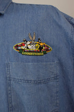 Load image into Gallery viewer, 1996 Looney Toons Brand Denim Shirt
