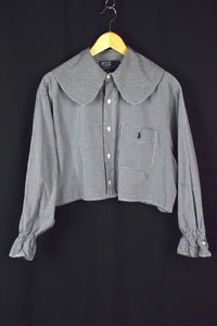 Reworked Cropped Ralph Lauren Brand Top