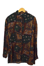 Load image into Gallery viewer, Green Abstract Print Top
