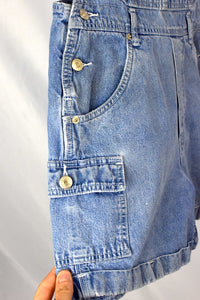 Short Denim Overalls