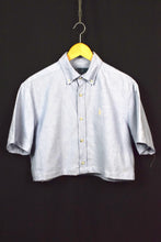 Load image into Gallery viewer, Reworked Ralph Lauren Brand Crop Top
