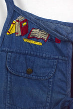 Load image into Gallery viewer, Reworked Denim Tie-Up Top
