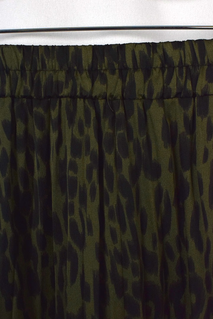 Reworked Leopard Print Skirt