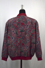 Load image into Gallery viewer, 80s/90s Red Paisley Spray Jacket
