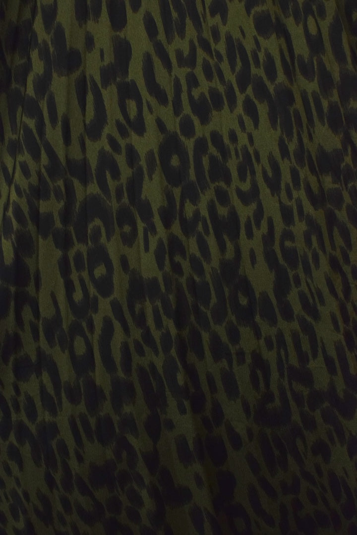 Reworked Leopard Print Skirt