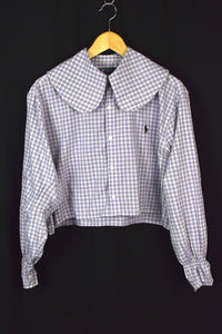 Reworked Cropped Ralph Lauren Brand Top