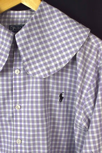 Reworked Cropped Ralph Lauren Brand Top