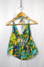 Load image into Gallery viewer, Reworked Floral Print Tie-Up Top
