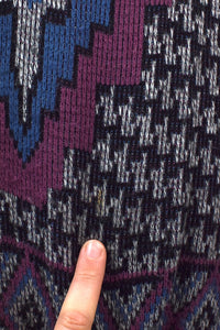 Abstract Pattern Knitted Jumper