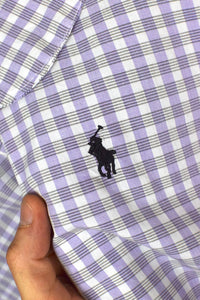 Reworked Cropped Ralph Lauren Brand Top
