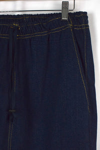 Reworked Denim Cargo Skirt