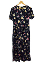 Load image into Gallery viewer, Navy Floral Print Dress
