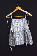 Load image into Gallery viewer, Reworked Baby Doll Tie Up Top
