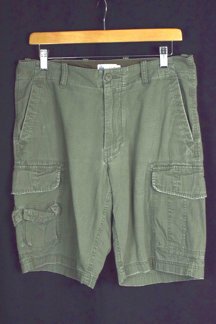 Green Cargo Shorts