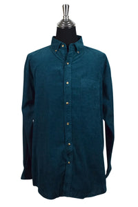 Teal Corduroy Shirt