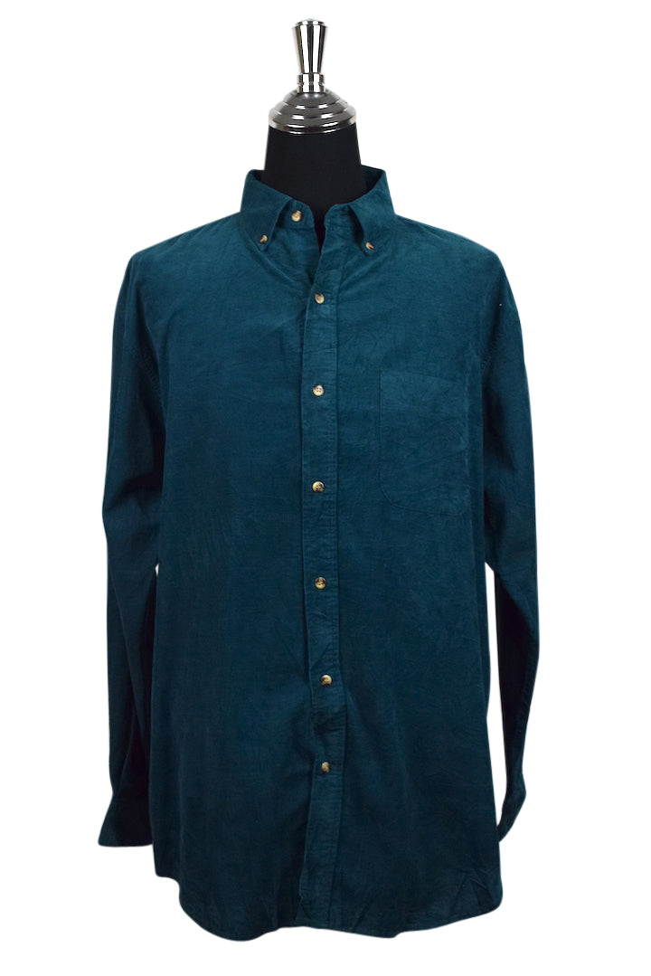Teal Corduroy Shirt
