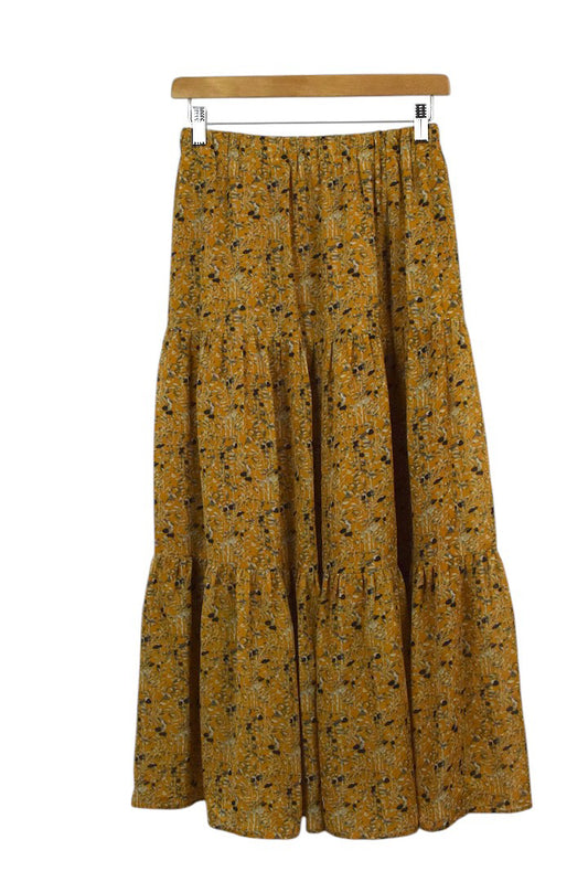 Reworked Floral Skirt