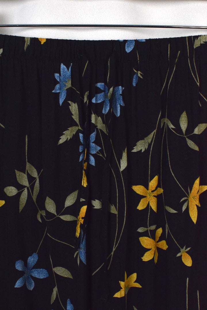 90s Sag Harbor Brand Floral Print Skirt