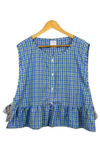 Load image into Gallery viewer, Reworked Checkered Baby Doll Top
