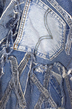 Load image into Gallery viewer, Reworked Denim Patchwork Shorts
