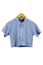 Load image into Gallery viewer, Reworked Ralph Lauren Brand Cropped Top
