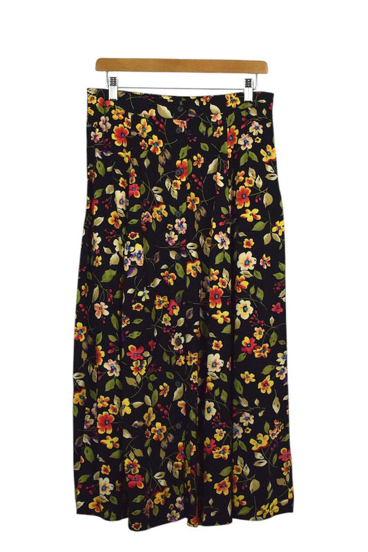 Floral Print Skirt