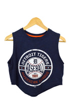 Load image into Gallery viewer, Reworked Detroit Tigers MLB Cropped Sleeveless T-shirt
