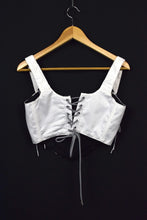 Load image into Gallery viewer, Reworked Adidas Brand Corset Style Top
