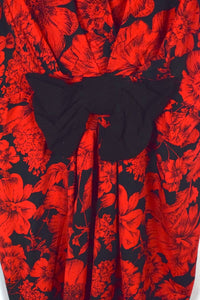 80s/90s Floral Print Dress