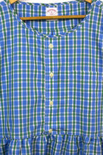 Load image into Gallery viewer, Reworked Checkered Baby Doll Top
