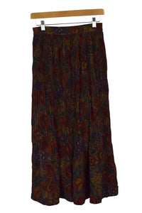 Multicoloured Floral Print Skirt