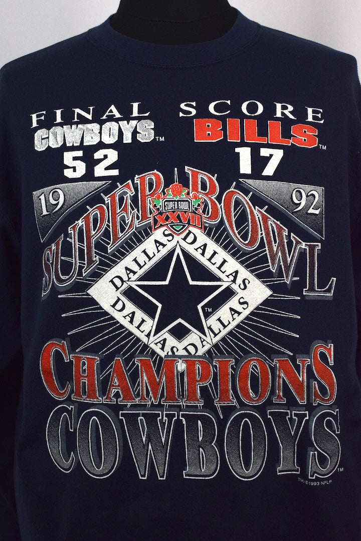 1992 Dallas Cowboys NFL Champions Sweatshirt