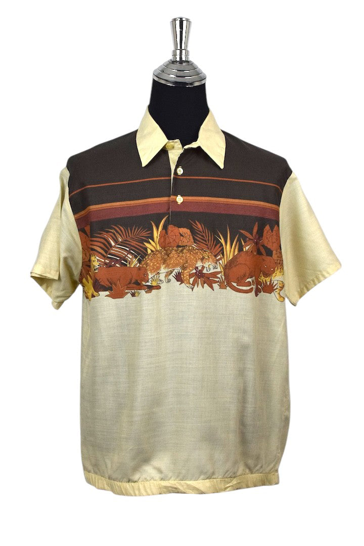 70s/80s Big Cat Polo Shirt