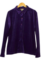 Load image into Gallery viewer, Purple Velour Shirt
