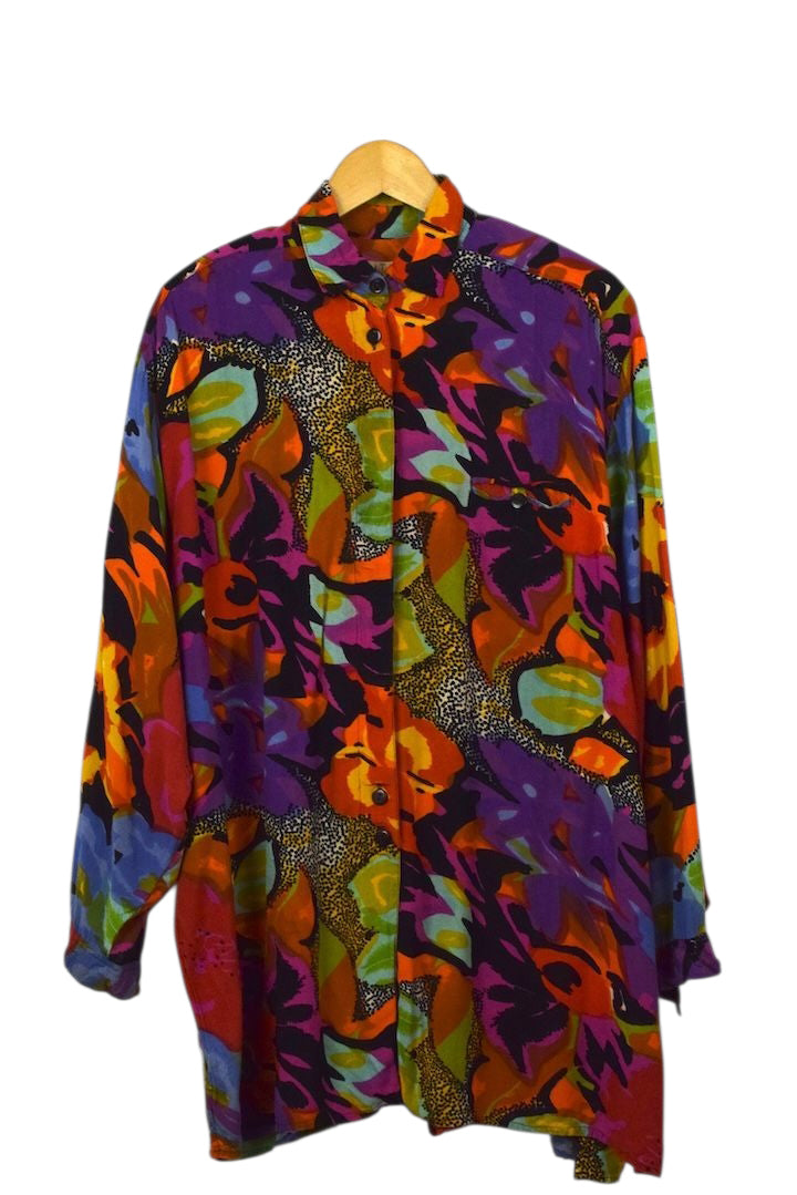 Colourful Abstract Blouse