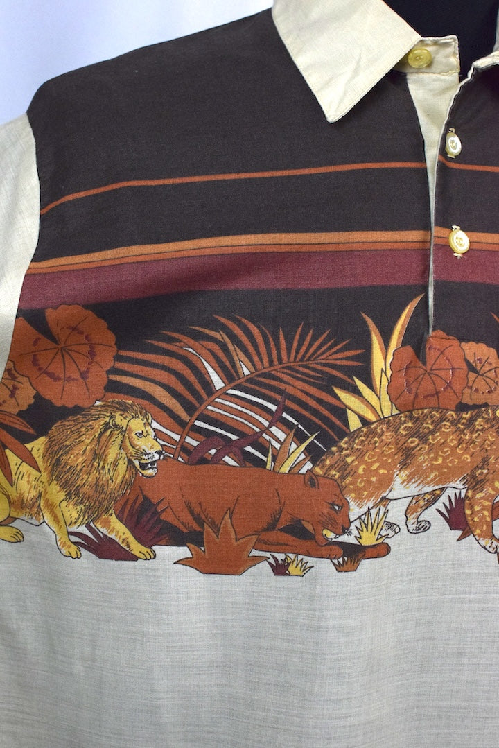 70s/80s Big Cat Polo Shirt