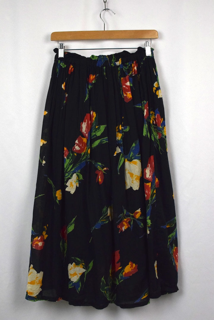 Floral Boho Skirt
