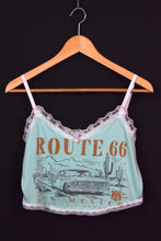 Load image into Gallery viewer, 0001 - IS TRIM WHITE? OR PINK? Reworked Cropped Top
