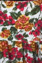 Load image into Gallery viewer, Reworked Watercolour Print Baby Doll Tie up Top

