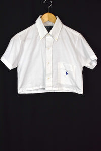 Reworked Ralph Lauren Brand Crop Top