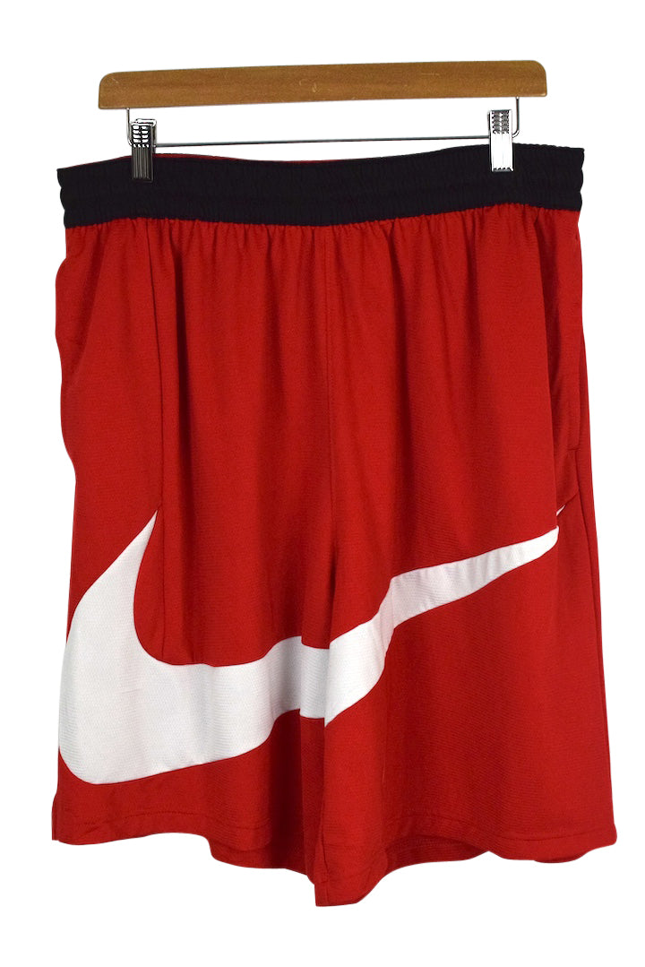 Red Nike Brand Shorts