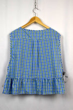 Load image into Gallery viewer, Reworked Checkered Baby Doll Top
