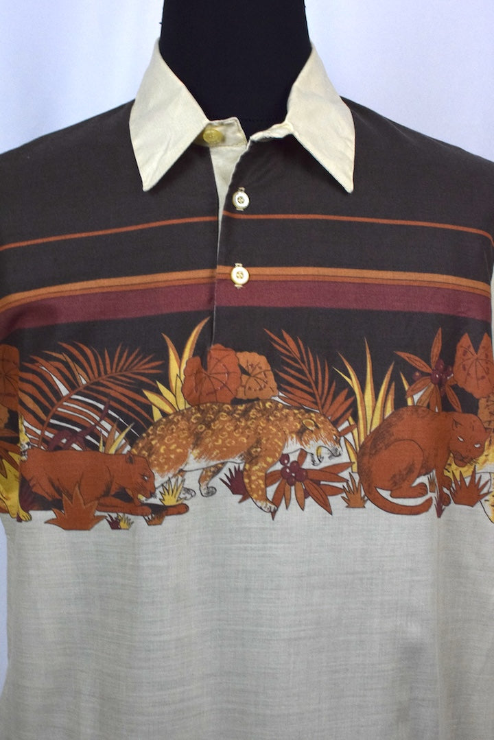 70s/80s Big Cat Polo Shirt