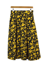 Load image into Gallery viewer, Reworked Daffodil Print Skirt
