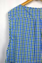 Load image into Gallery viewer, Reworked Checkered Baby Doll Top

