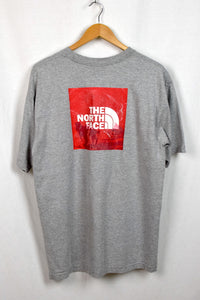 Grey North Face Brand T-shirt