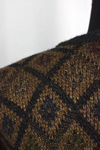 Diamond Pattern Knitted Jumper