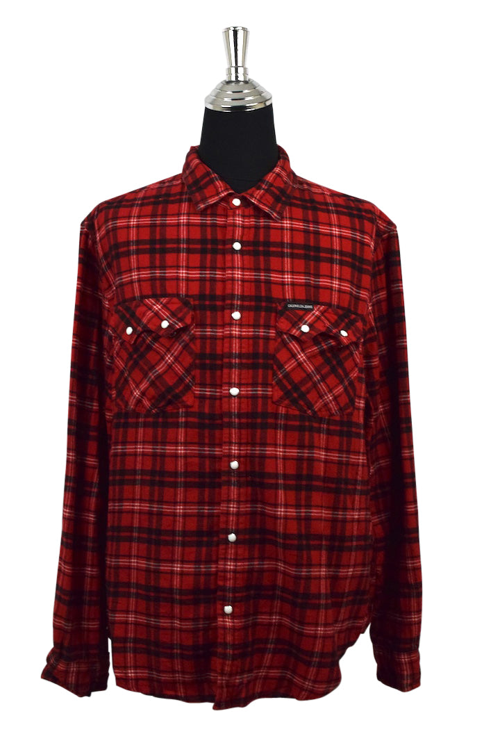 Calvin Klein Jeans Brand Flannel Shirt