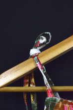 Load image into Gallery viewer, Reworked Watercolour Print Baby Doll Tie up Top
