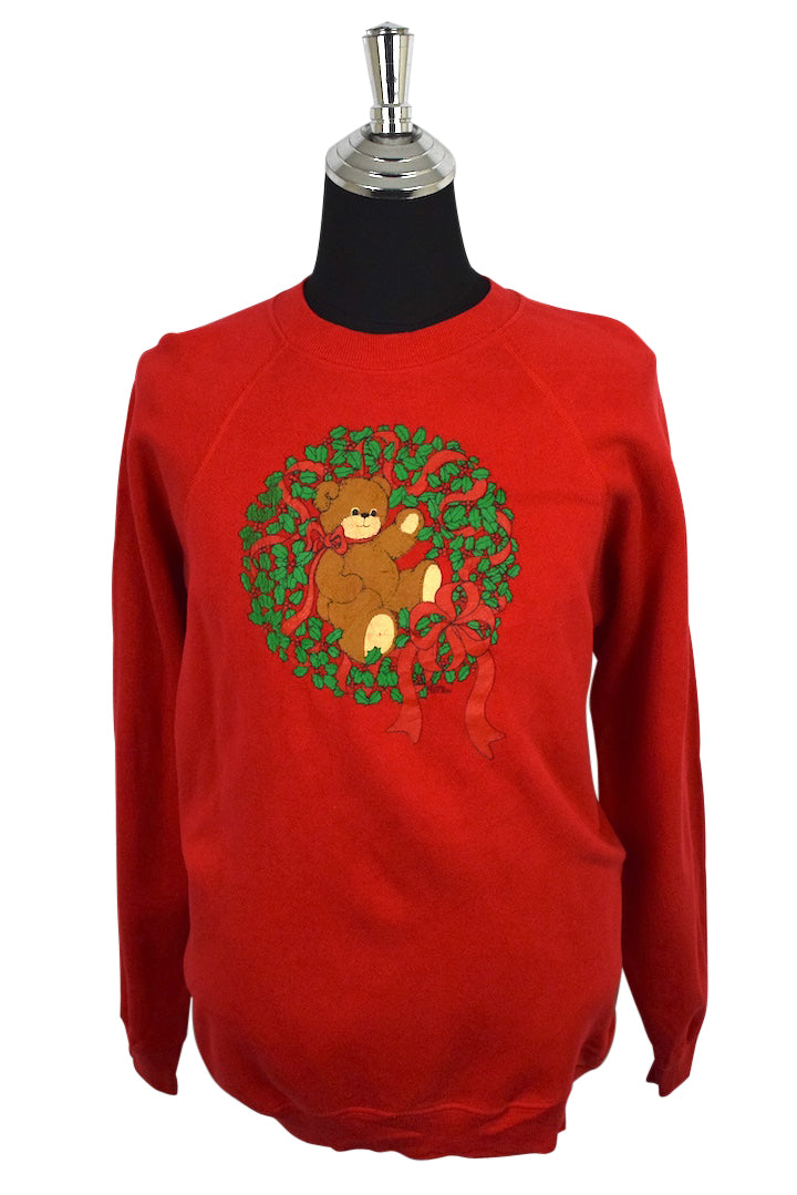 Holly Teddy Bear Sweatshirt